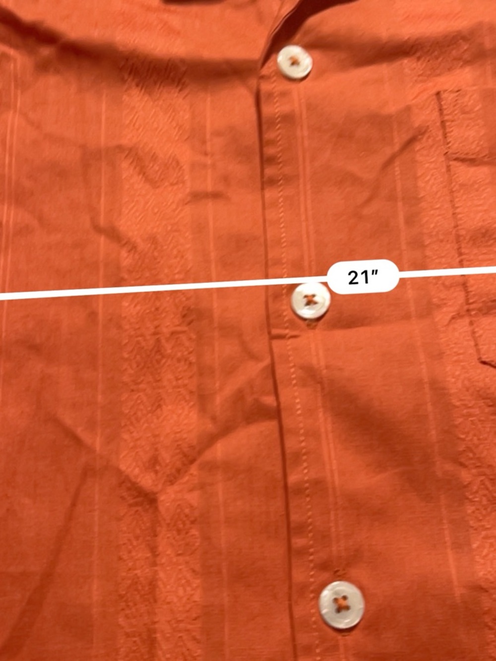 Todd Snyder Jacquard Three Looms camp shirt Men's large  Orange - Picture 4 of 10